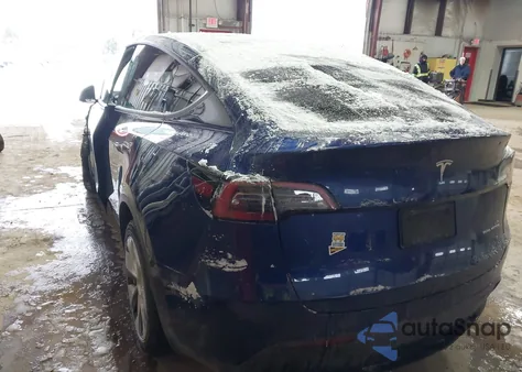 2023 Tesla Model Y Awd/Long Range Dual Motor All-Wheel Drive from USA, damaged, VIN 7SAYGDEEXPF764494